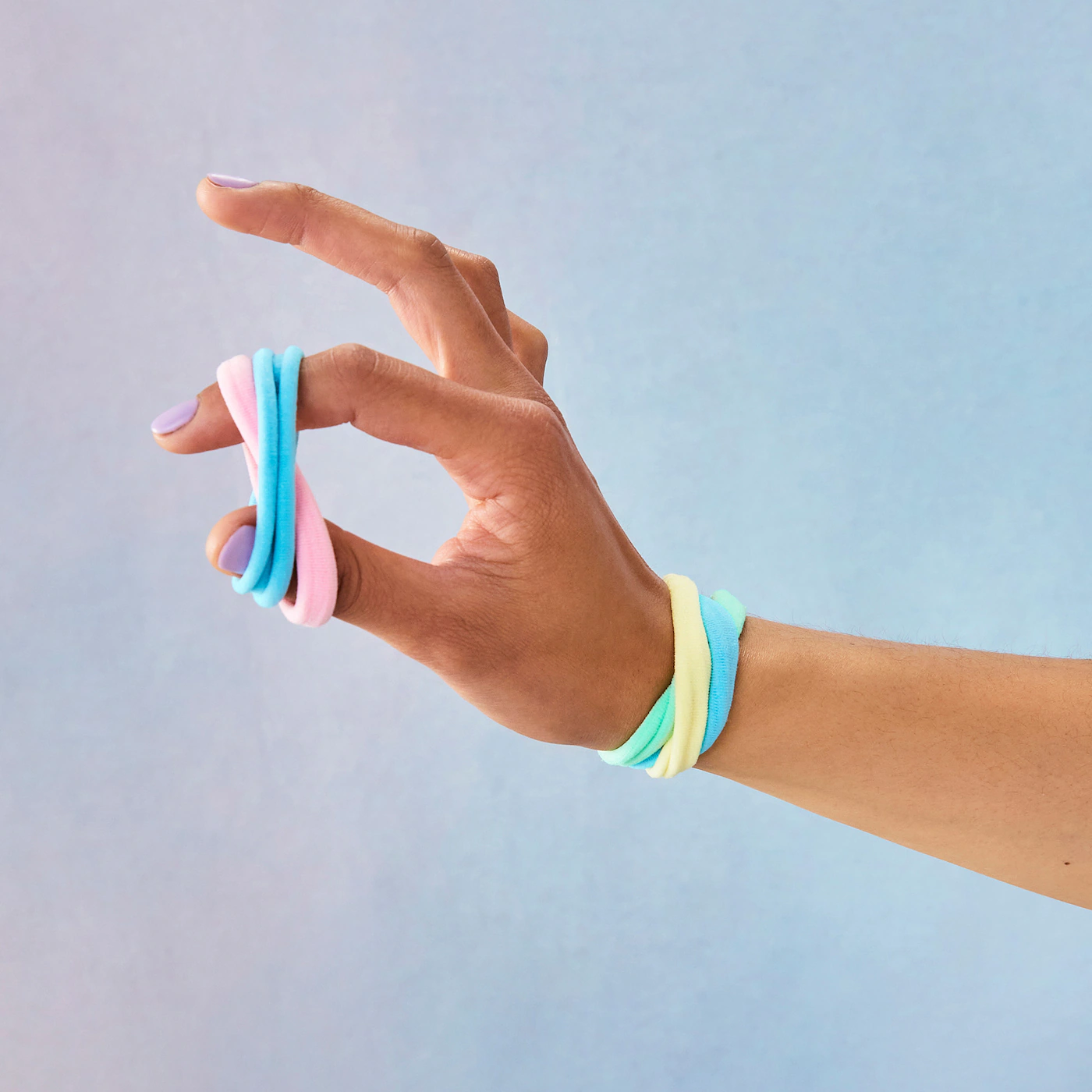 Mane Rainbow Fabric Hair Ties - Image 2