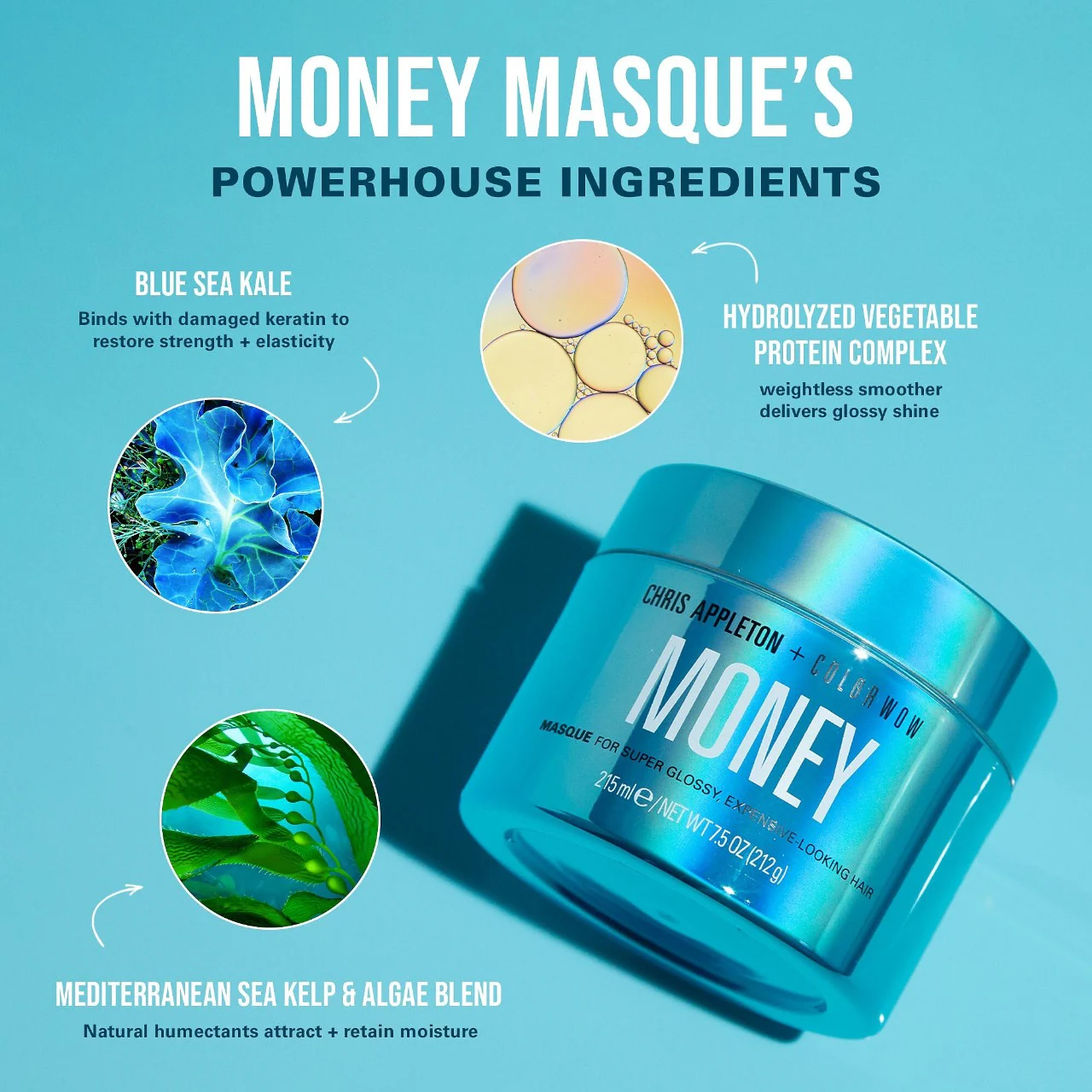 COLOR WOW Money Mask Deep Hydrating & Strengthening Hair Treatment - Image 2