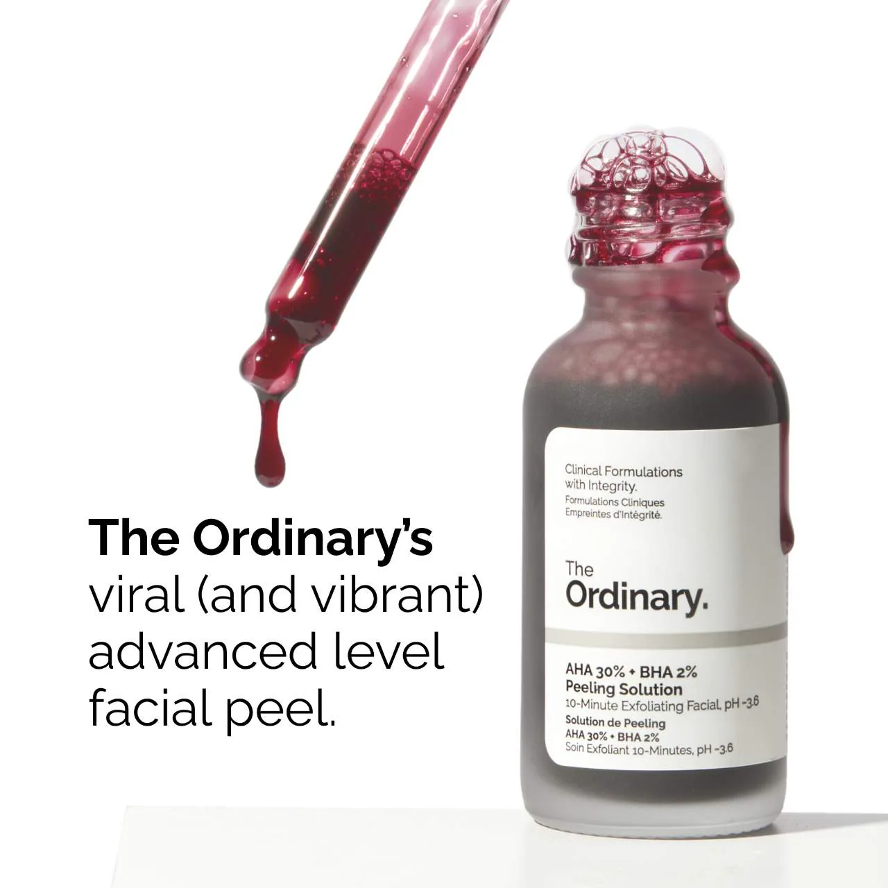 The Ordinary AHA 30% + BHA 2% High-Strength Peeling Solution for Brightening - Image 5