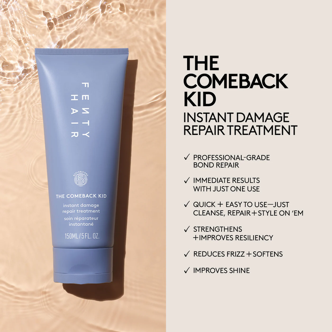 Fenty Beauty by Rihanna The Comeback Kid Instant Damage Repair Hair Treatment - Image 2