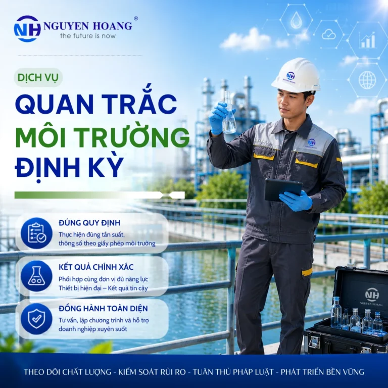 DỊCH VỤ TƯ VẤN QUAN TRẮC MÔI TRƯỜNG ĐỊNH KỲ