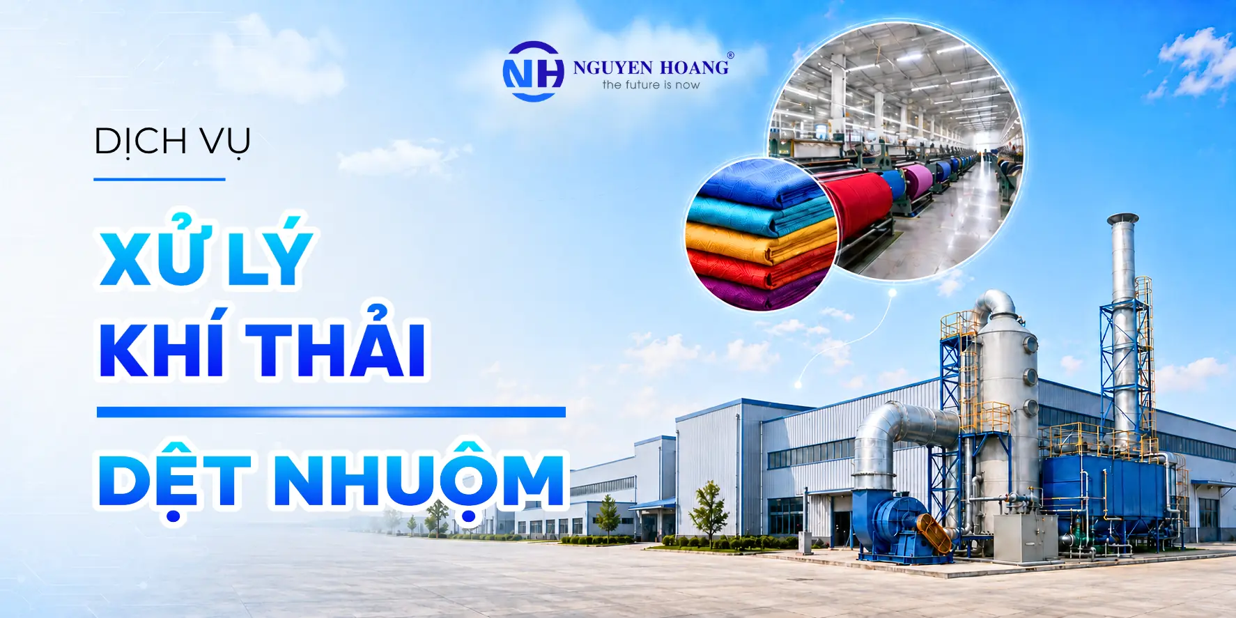 Xử lý khí thải dệt nhuộm