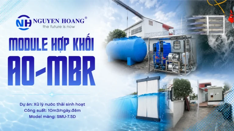 Dự Án Xử Lý Nước Thải Sinh Hoạt 10 m³/Ngày.Đêm Bằng AO–MBR