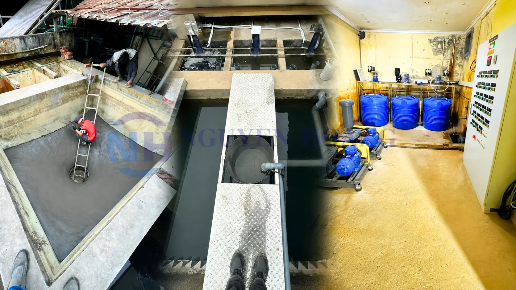 Hệ thống xử lý nước thải tại Nhà máy Tân Á Hưng Yên sau hoàn thiện