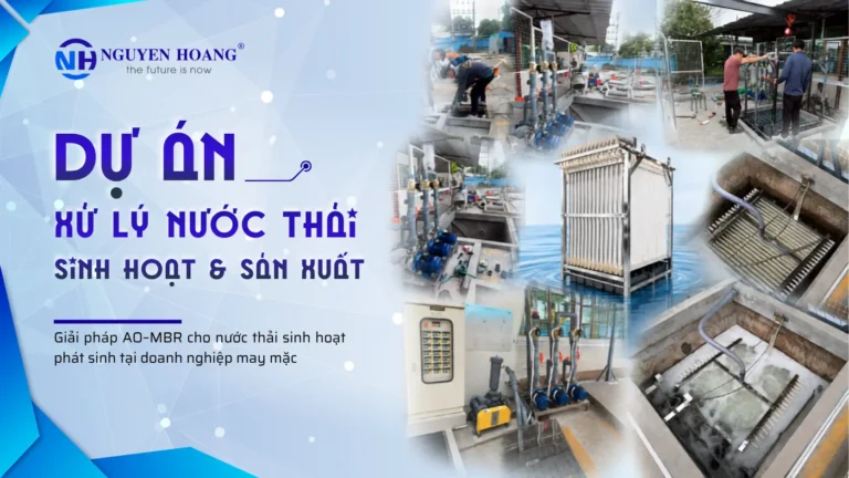 Xử Lý Nước Thải Sinh Hoạt Công Suất 150 m³/Ngày.Đêm Tại Nhà Máy May Việt Thiên – Phú Thọ