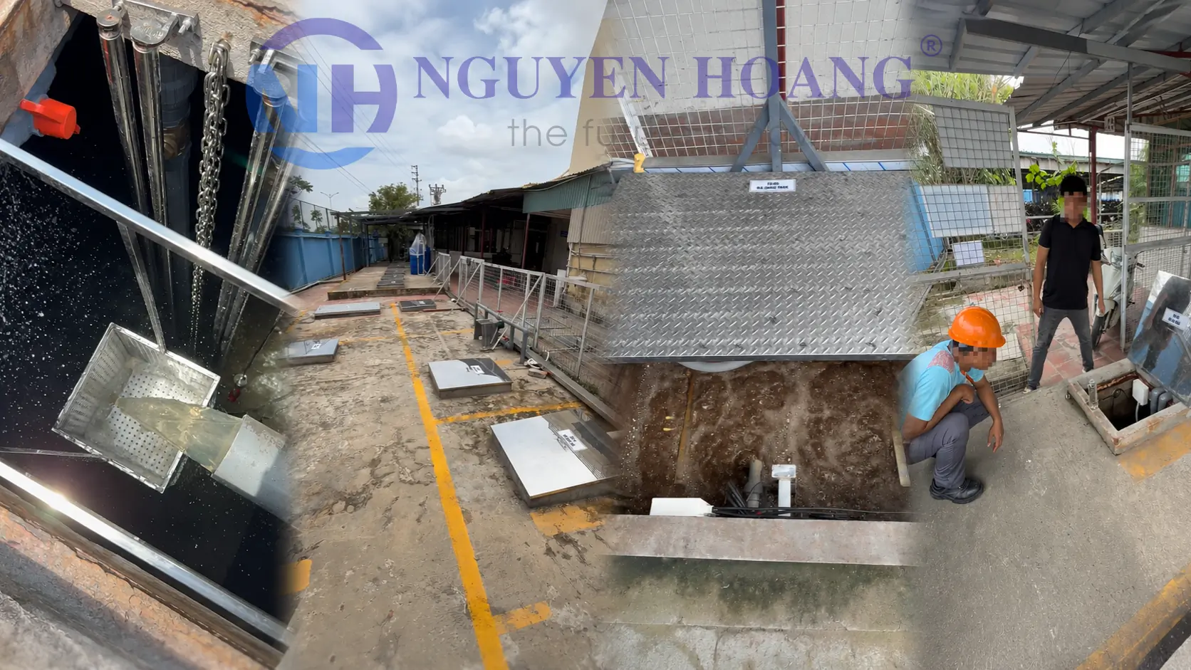 Vận hành và lấy mẫu hệ thống xử lý nước thải Nhà máy may Việt Thiên.