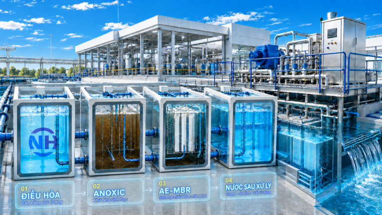 CÔNG NGHỆ AO–MBR TRONG XỬ LÝ NƯỚC THẢI CHẾ BIẾN THỰC PHẨM