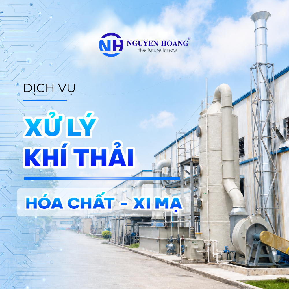 Xử lý khí thải hóa chất - xi mạ