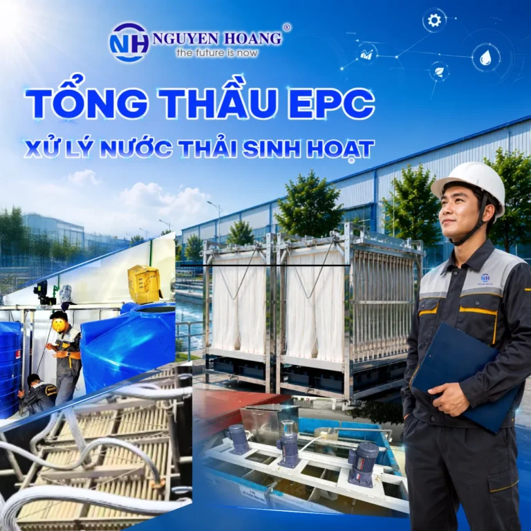 Dịch Vụ Xử Lý Nước Thải Sinh Hoạt Trọn Gói