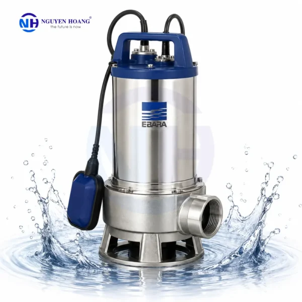 Máy bơm chìm nước thải Ebara RIGHT 100 MA 1HP có phao